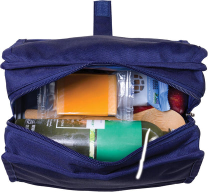 Packit® Freezable Lunch Bag, True Blue, Built with ECOFREEZE® Technology, Foldable, Reusable, Zip and Velcro Closure with Buckle Handle, Designed for Work Lunches and Fresh Lunch On the Go