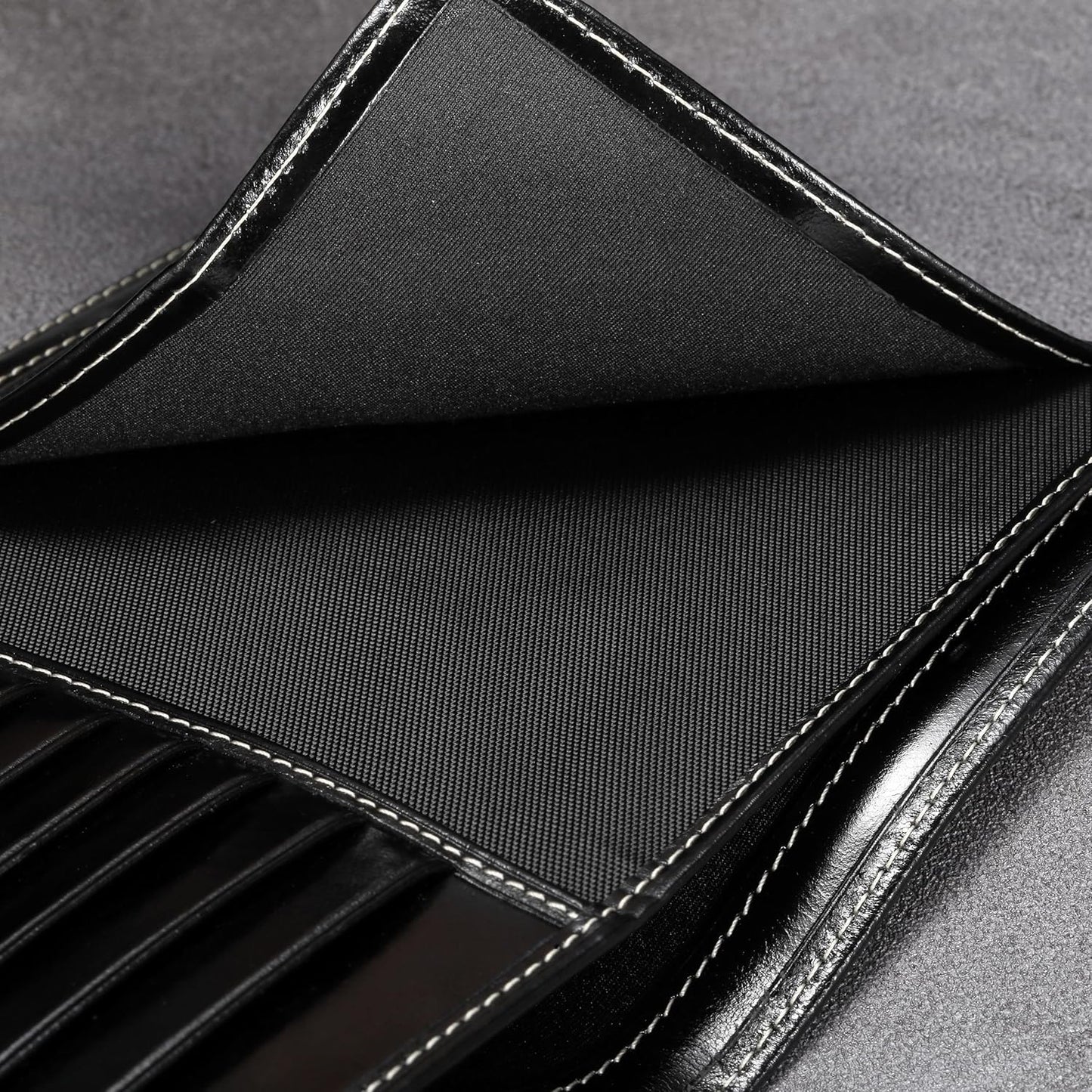HISCOW Italian Leather Passport Holder for Travel - RFID Blocking Wallet Cover with Secure Organizer for Men & Women, US & Foreign Trips, Antiqued Black