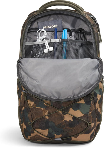 The North Face Jester Everyday Laptop Backpack, Utility Brown Camo Texture Print/New Taupe Green, One Size