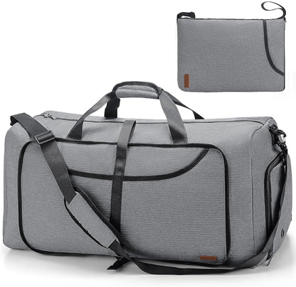 100L Duffle Bag for Travel, Large Foldable Waterproof Travel Duffel Bags Weekender Overnight Bag for Men and Women with Shoe Compartment
