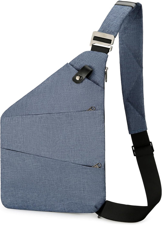 Anti Theft Crossbody Travel Bags for Women Men Cross Body Slim Sling Handbags with S Hook Antitheft