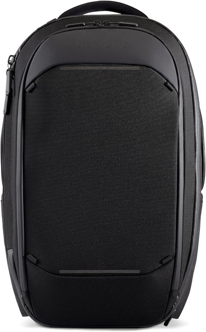 NOMATIC Navigator Travel Backpack - 32L Backpack with Laptop Compartment and 9L Built-In Expansion - Anti-Theft Carry-On Backpack for Travel - Water Resistant Travel Pack (Black)