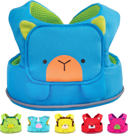 Trunki Toddler Leash - Fuss Free Toddler Walking Reins & Kids Safety Harness | Baby Leash for Kids – Bert Bear (Blue)