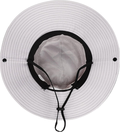 Womens Summer Sun Hat Beach Hat Wide Brim Outdoor UV Protection Hat Foldable Cool Mesh Ponytail Bucket Hat