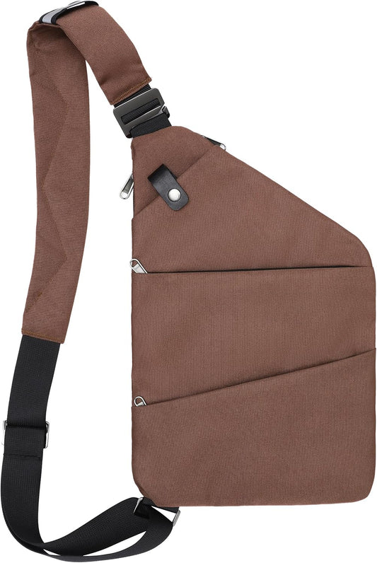 Anti Theft Crossbody Travel Bags for Women Men Cross Body Slim Sling Handbags with S Hook Antitheft
