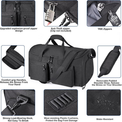 Convertible Duffle Bags for Travel Carry On Suit Duffle Bags with Shoulder Strap 2 in 1 Hanging Garment Duffle Bag for Men Women