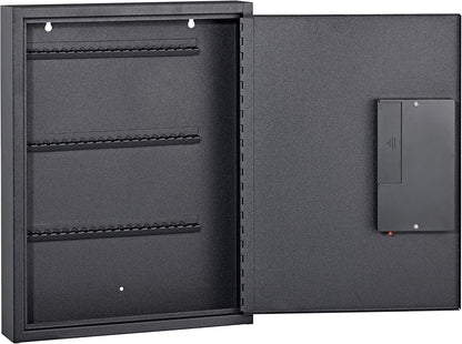 Adiroffice Key Holder Wall Mount - 60 Keys Lock Box with Code, Key Cabinet Wall Mount, Valet Parking Key Box, Car Dealer Key Cabinet - Space Saving Locking Key Box Wall Mount with Digital Lock