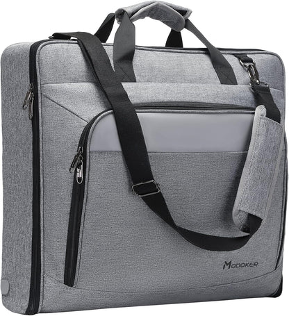 Modoker Suit Luggage Garment Bag with Shoulder Strap, Suit Carry on Bag Hanging Suitcase Garment Bags for Men Women Business Travel