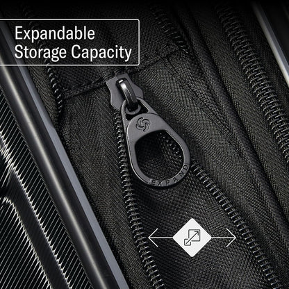 Samsonite Omni 2 Hardside Expandable Luggage with Spinner Wheels, 3-Piece Set (19/24/28), Artic Silver