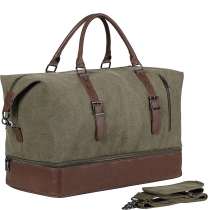 Weekender Overnight Bag Carry On Bag Travel Bag with Shoe Pouch