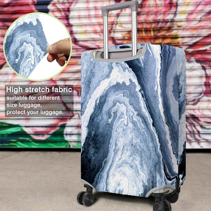 Travel Luggage Cover Suitcase Protector Fits 18-32 Inch Wheel Covers PatternedTravel Related Items Flower Luggage Protector Elastic L