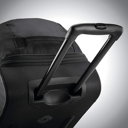 Samsonite Andante 2 Wheeled Duffel Bag – 32-Inch Durable Rolling Luggage with Inline Skate Wheels, Push-Button Handle & Spacious Compartments – Travel-Friendly and Lightweight - All Black