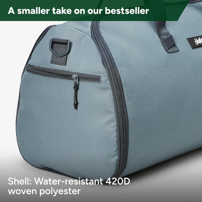 Halfday Convertible 2-in-1 Garment Duffel Weekender Bag 40L | Wrinkle-Free Travel, Hanging Suit Compartment, Shoe Pockets, Trolley Sleeve. Durable & Water-Resistant Carry-On, Coast