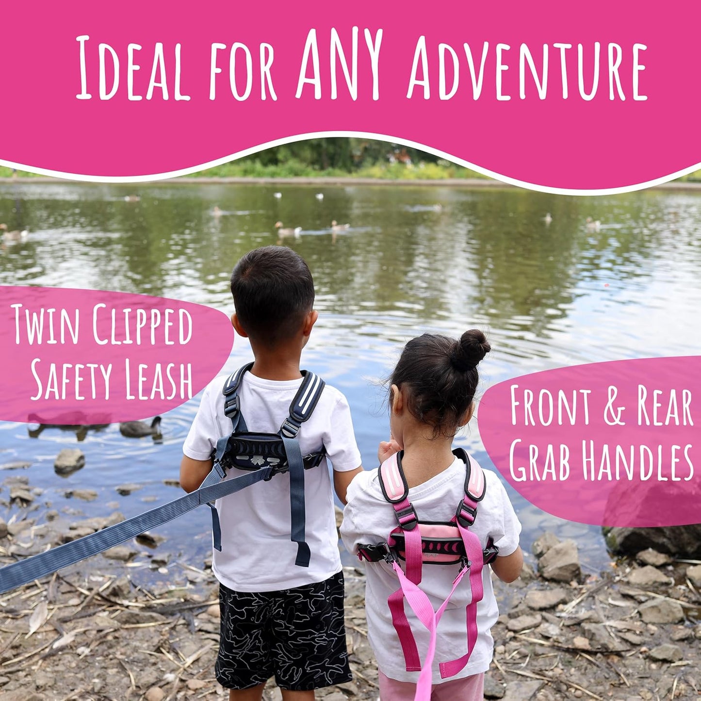 Hobble De Hoo Child Safety Harness | Premium Adjustable Toddler & Kids Harness Ages 2–7 | Autism Support