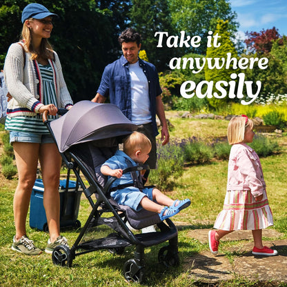 Graco Ready2Jet Travel System – Overhead Friendly Compact Travel Stroller with Automatic Fold and SnugRide Infant Car Seat
