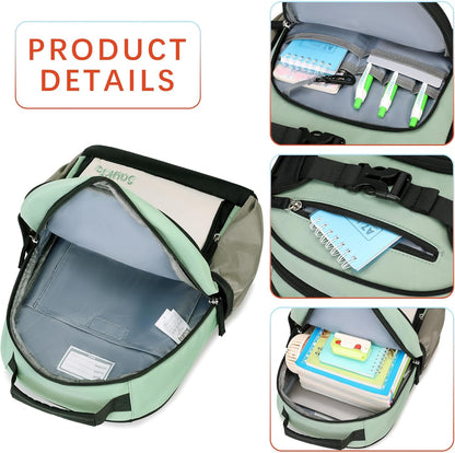 Cute Mini Toddler Backpacks for Boys 2-4 Little Kids Backpack Preschool Bookbag (Pale Pistachio)