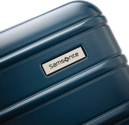 Samsonite Omni 2 Hardside Expandable Luggage with Spinner Wheels, 2-Piece Set (19/28), Nova Teal