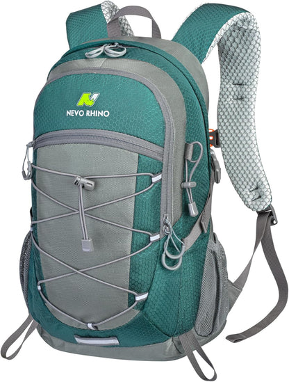 N NEVO RHINO Hiking Backpack 20L Water Resistant Outdoor Day Pack,Lightweight Travel Small Backpack for Men Women