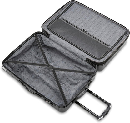 Samsonite Omni 2 Hardside Expandable Luggage with Spinner Wheels, LARGE SPINNER, SOLID CHARCOAL