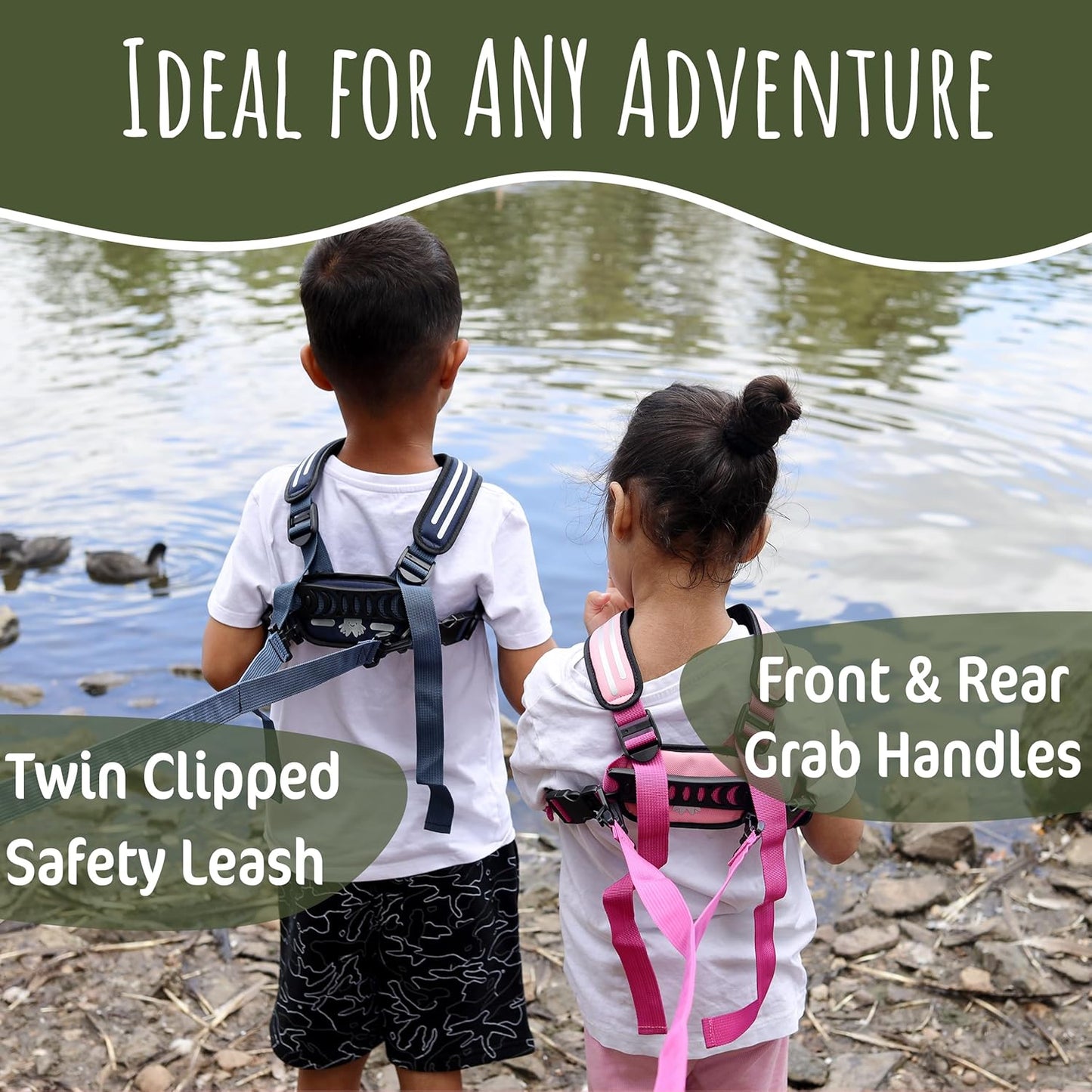 Hobble De Hoo Child Safety Harness | Premium Adjustable Toddler & Kids Harness Ages 2–7 | Autism Support