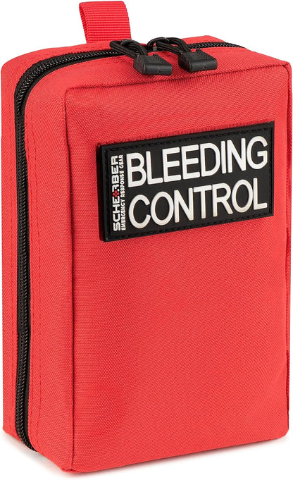 Scherber Public Access Bleeding Control Kit | Trauma Equipment, First Aid Supplies & NAR Tourniquet Pack for Gunshot Wound & Hemorrhage | Medical Professional & Emergency Rescue | Single, Advanced +