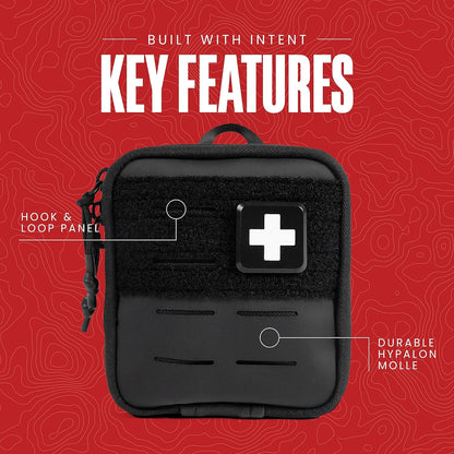 My Medic - Everyday Carry Pro Kit - Black, Life Saving, Portable Trauma Kit