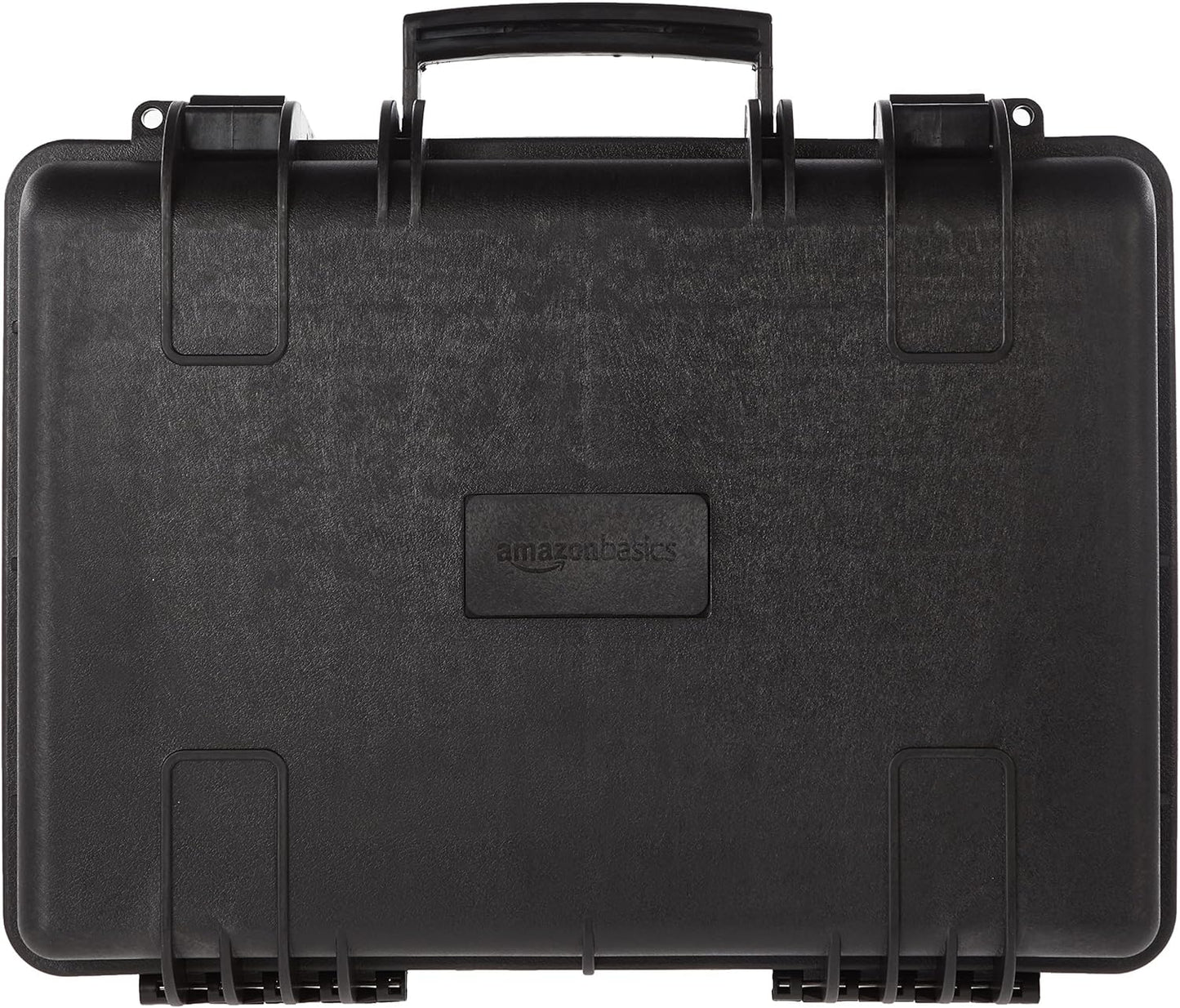 Amazon Basics Hard Camera Case, Medium, Black, Solid, 18"L x 14"W x 6"H