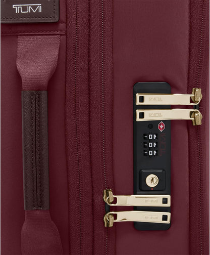 TUMI - Voyageur Leger 4 Wheeled Luggage - Women's Lightweight and Spacious, Sleek Silhouette, Durable Premium Suitcase - 21.8" International Expandable Carry-On, Wine