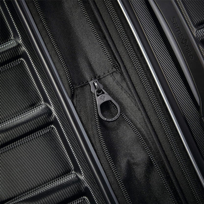 Samsonite Omni 2 Hardside Expandable Luggage with Spinner Wheels, PRO 2PC SET (CO/M), Midnight Black