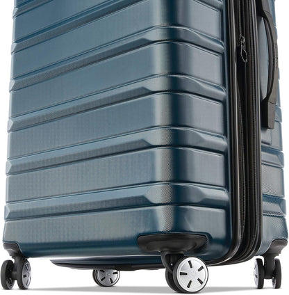 Samsonite Omni 2 Hardside Expandable Luggage with Spinner Wheels, 2-Piece Set (19/28), Nova Teal