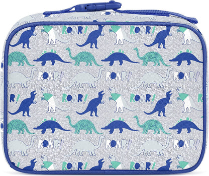 Simple Modern Kids Lunch Box for School | Reusable Insulated Lunch Bag for Toddler, Girl, and Boy | Meal Containers with Exterior & Interior Pockets | Hadley Collection | Dinosaur Roar
