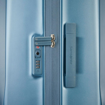 Samsonite UpLIFT Large Checked Hardside Luggage with Spinner Wheels - Airline-Approved, TSA Lock, Adjustable Handle System - Polycarbonate Hard Suitcase for Ultra Lightweight Travel - Elemental Blue